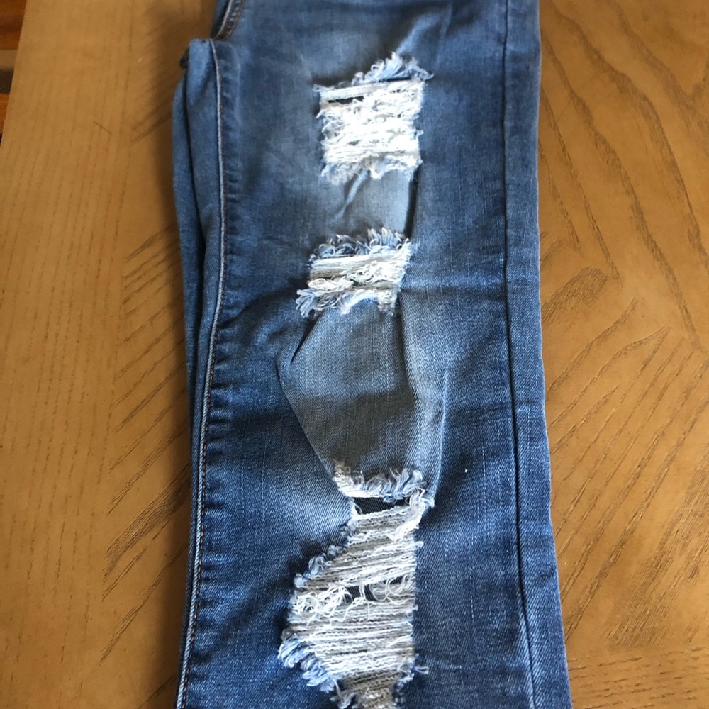 Wax Jean Women's Classic Blue Jeggings - Picture 4 of 4